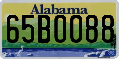 AL license plate 65BO088