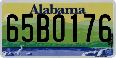 AL license plate 65BO176