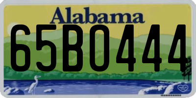 AL license plate 65BO444