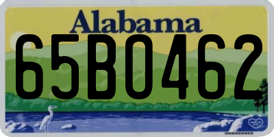 AL license plate 65BO462