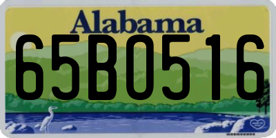 AL license plate 65BO516