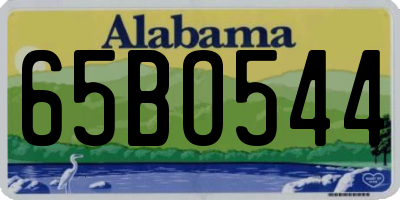 AL license plate 65BO544