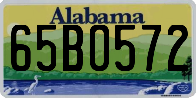AL license plate 65BO572