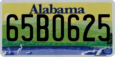 AL license plate 65BO625