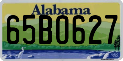 AL license plate 65BO627