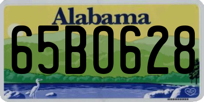 AL license plate 65BO628