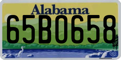 AL license plate 65BO658