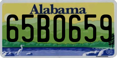 AL license plate 65BO659