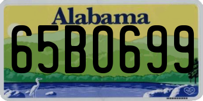 AL license plate 65BO699