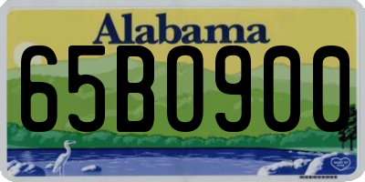 AL license plate 65BO900