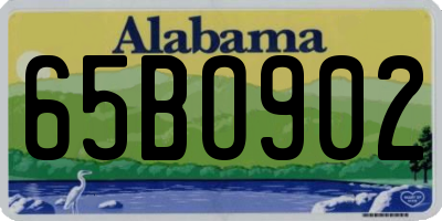 AL license plate 65BO902