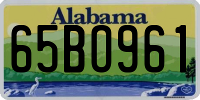 AL license plate 65BO961