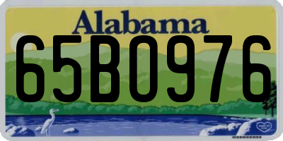 AL license plate 65BO976