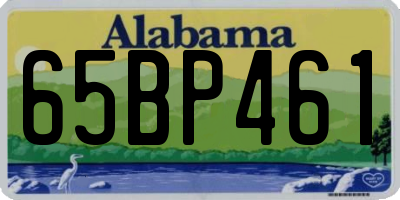 AL license plate 65BP461
