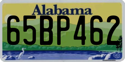 AL license plate 65BP462