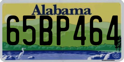 AL license plate 65BP464