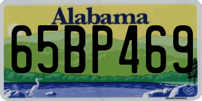 AL license plate 65BP469