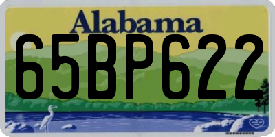 AL license plate 65BP622