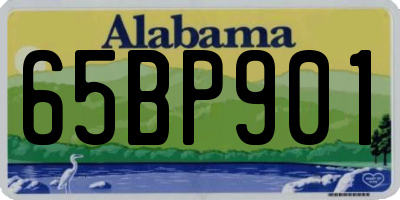 AL license plate 65BP901
