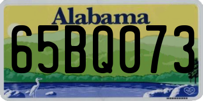 AL license plate 65BQ073