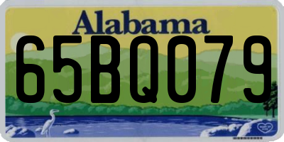 AL license plate 65BQ079