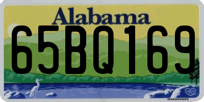 AL license plate 65BQ169