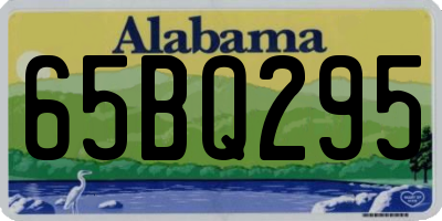 AL license plate 65BQ295