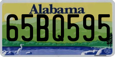 AL license plate 65BQ595