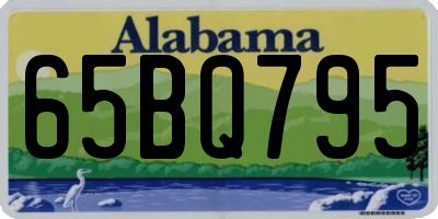AL license plate 65BQ795
