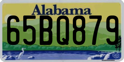 AL license plate 65BQ879