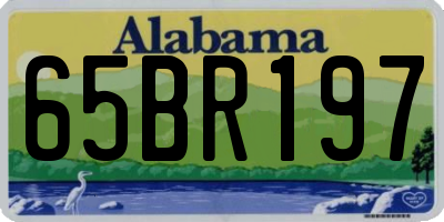 AL license plate 65BR197