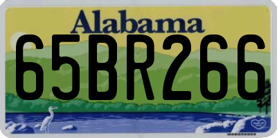 AL license plate 65BR266