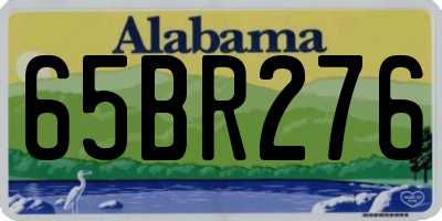 AL license plate 65BR276