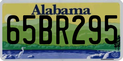 AL license plate 65BR295