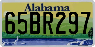 AL license plate 65BR297