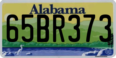 AL license plate 65BR373