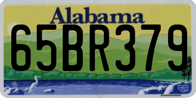 AL license plate 65BR379