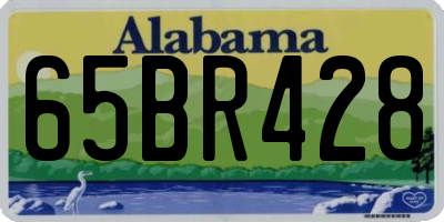 AL license plate 65BR428