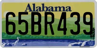 AL license plate 65BR439