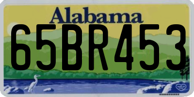 AL license plate 65BR453