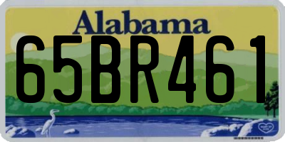 AL license plate 65BR461