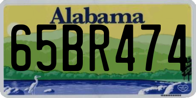 AL license plate 65BR474
