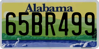 AL license plate 65BR499