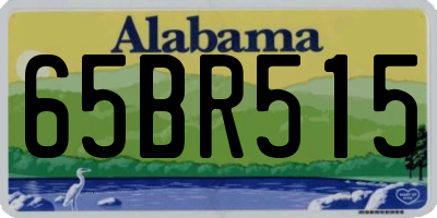 AL license plate 65BR515