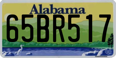 AL license plate 65BR517