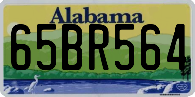AL license plate 65BR564