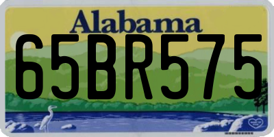 AL license plate 65BR575