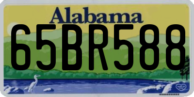 AL license plate 65BR588