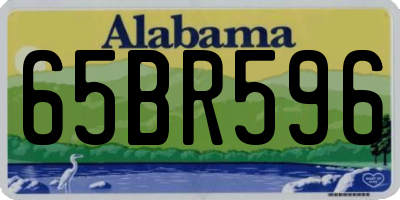 AL license plate 65BR596