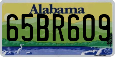AL license plate 65BR609